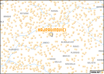 map of Hajradinovići