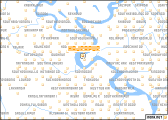 map of Hājrāpur