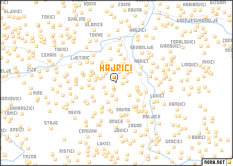 map of Hajrići