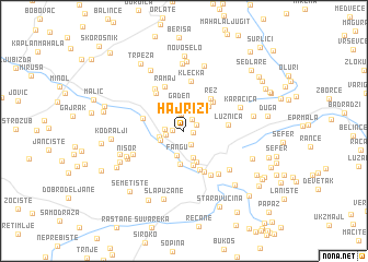 map of Hajrizi