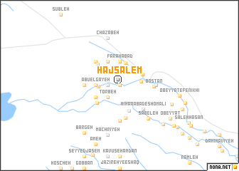 map of Ḩāj Sālem