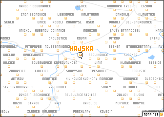 map of Hájská