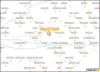 map of Hajstrup