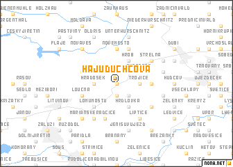 map of Háj u Duchcova