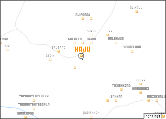 map of Ḩājū