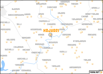 map of Hajwa-ri