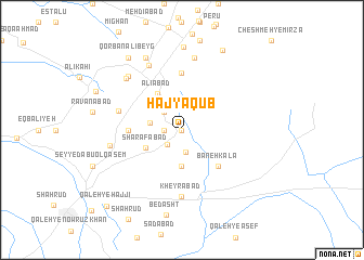 map of Ḩāj Ya‘qūb