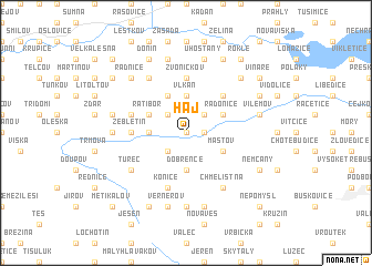 map of Háj