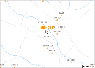 map of Hakale