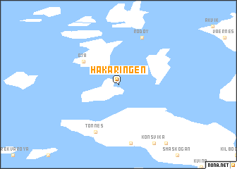 map of Håkaringen