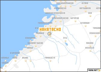 map of Hakatachō