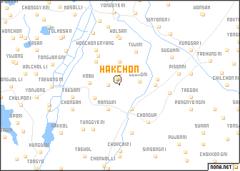 map of Hakchŏn