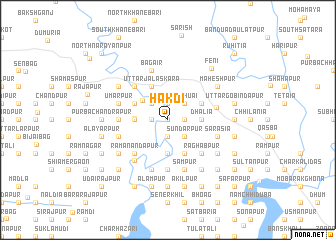 map of Hakdi