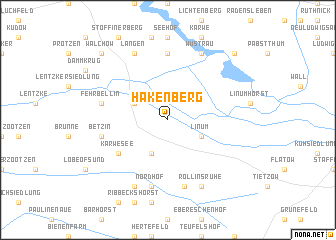 map of Hakenberg
