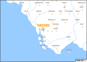 map of Hakhak