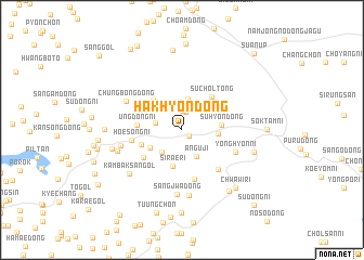 map of Hakhyŏn-dong