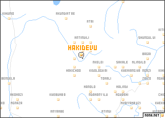 map of Hakidevu
