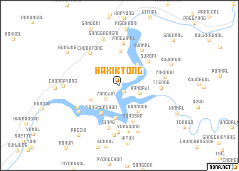 map of Hakik-tong