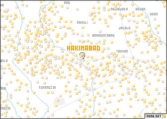 map of Hakimabad