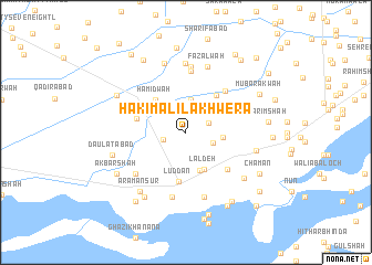 map of Hākim Ali Lakhwera