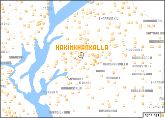 map of Hakīm Khān Kalla