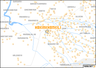 map of Hākim Khān Kili