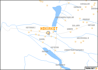 map of Hakīm Kot