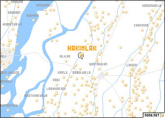 map of Hākim Lak