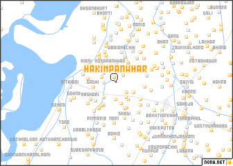 map of Hakīm Panwhar