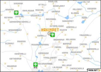 map of Hakīmpet
