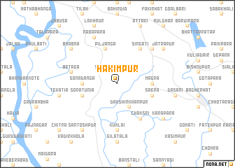 map of Hākimpur