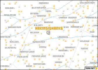 map of Hakīm Sidhārke