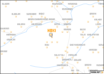 map of Ḩakī
