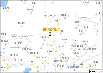 map of Hakjala