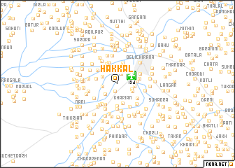 map of Hakkal