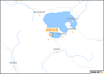 map of Hakka