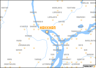 map of Hakkhan