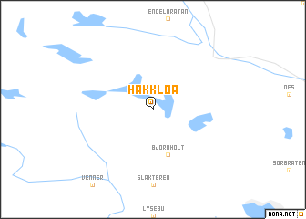 map of Hakkloa