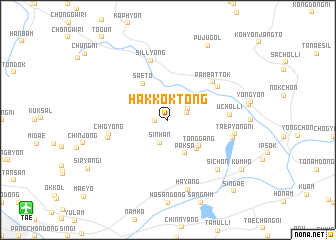 map of Hakkok-tong