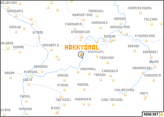 map of Hakkyo-mal