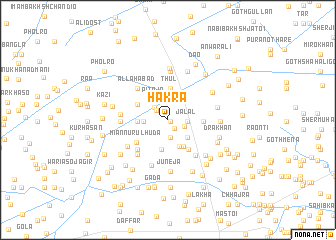 map of Hakra