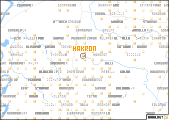 map of Hākron