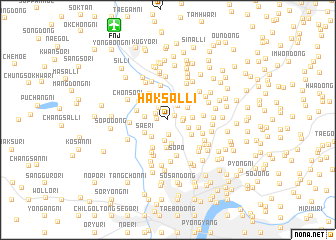 map of Haksal-li