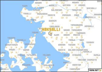 map of Haksal-li