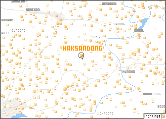 map of Haksan-dong