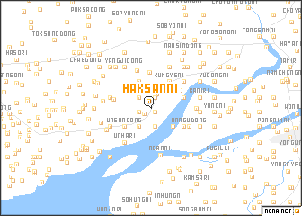 map of Haksan-ni