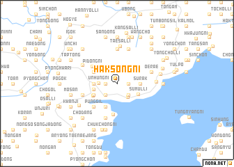 map of Haksong-ni