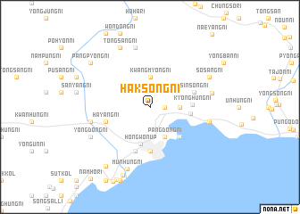 map of Haksong-ni