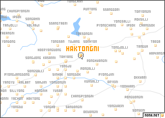 map of Haktong-ni