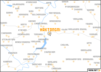 map of Haktong-ni